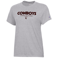 Champion® Women's Tee Shirt Cowboys over Go Pokes